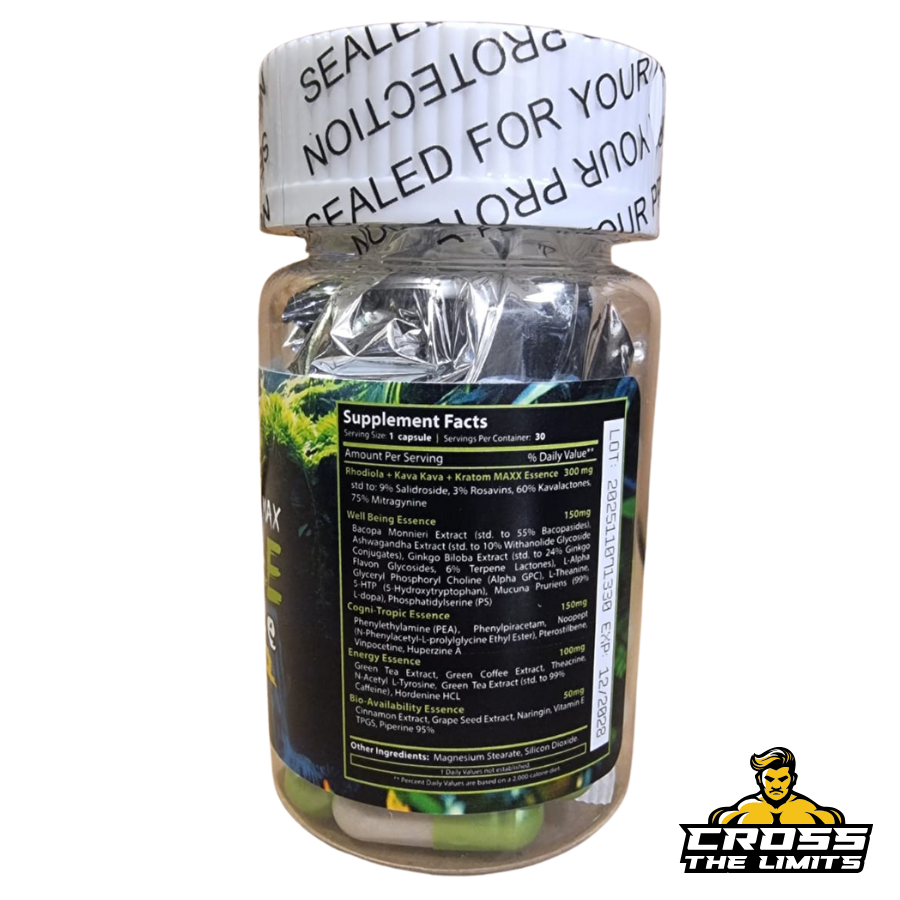 MADE BY NATURE – JUNGLE ESSENCE MAX 30 caps ingredient label