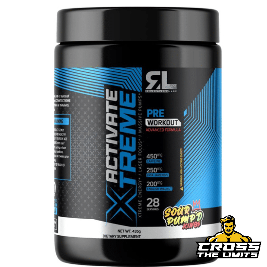 Relentless Activate Xtreme 435g - Cross The Limits UK Shop Vitamins & Supplements