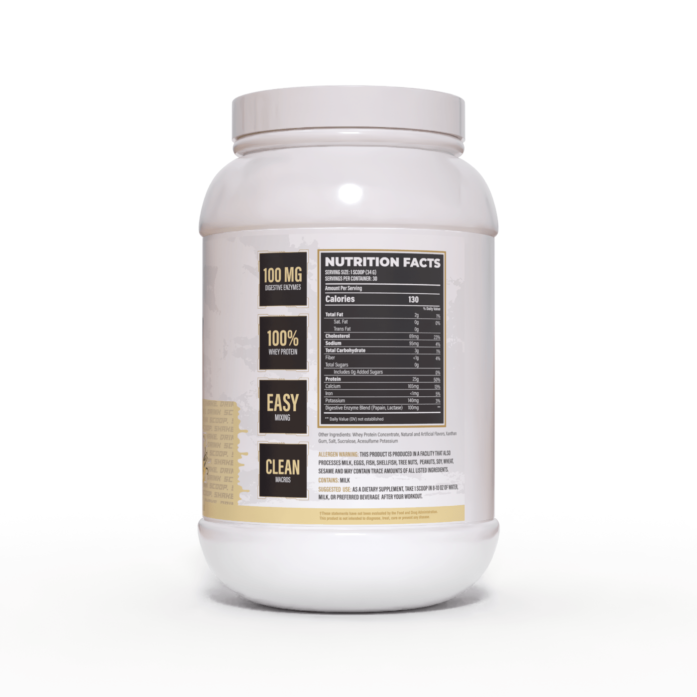 Huge Whey | Protein Powder ingredient label 17