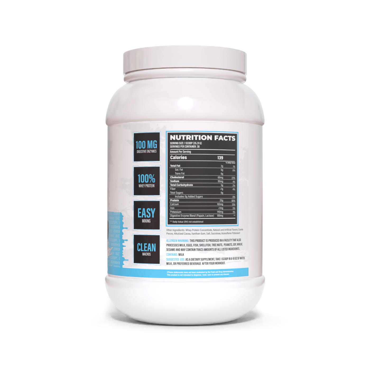 Huge Whey | Protein Powder ingredient label 8