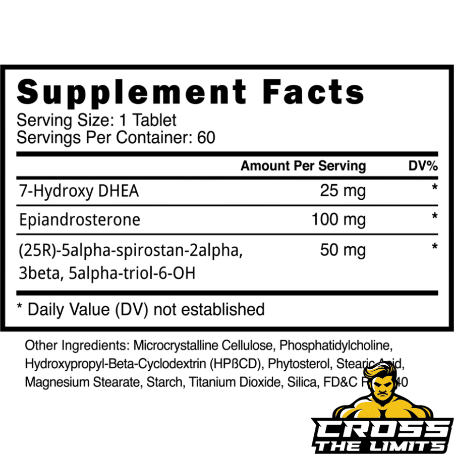 blackstone labs superstrol-7 60 tablets ingredient label