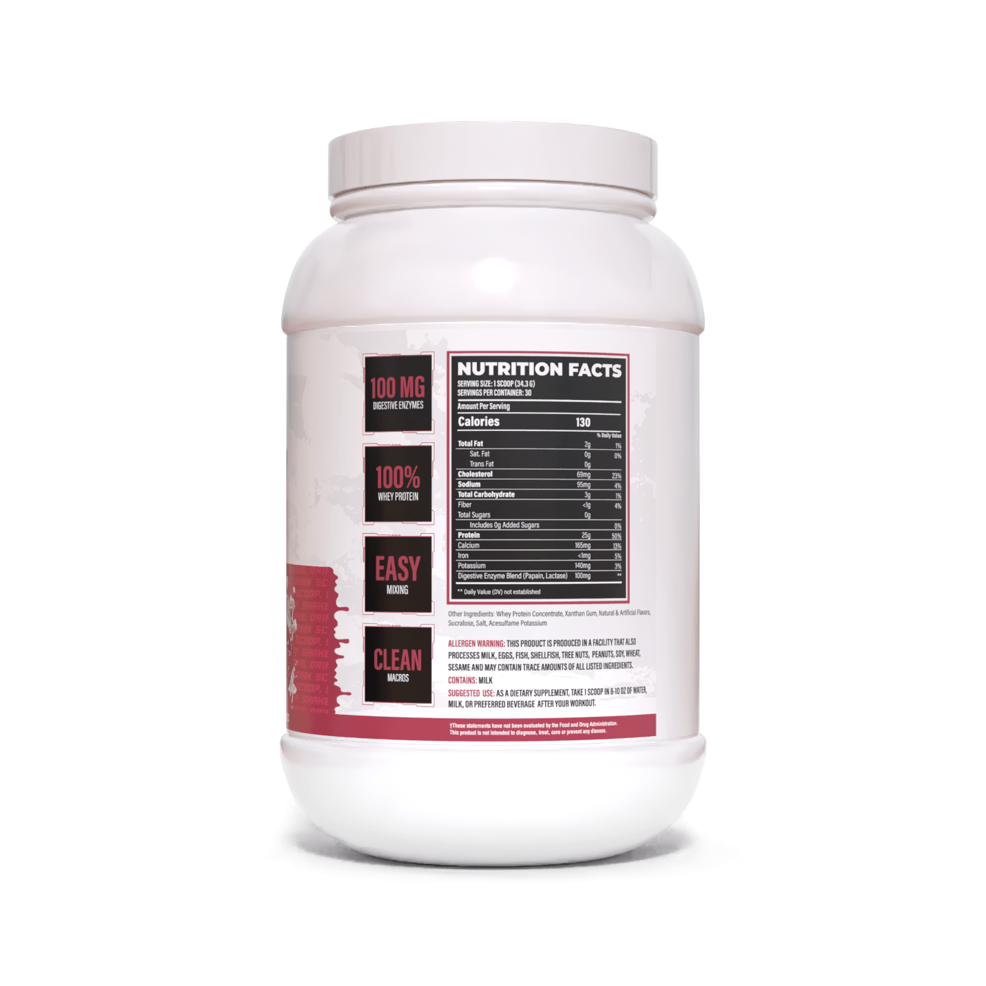 Huge Whey | Protein Powder ingredient label 19