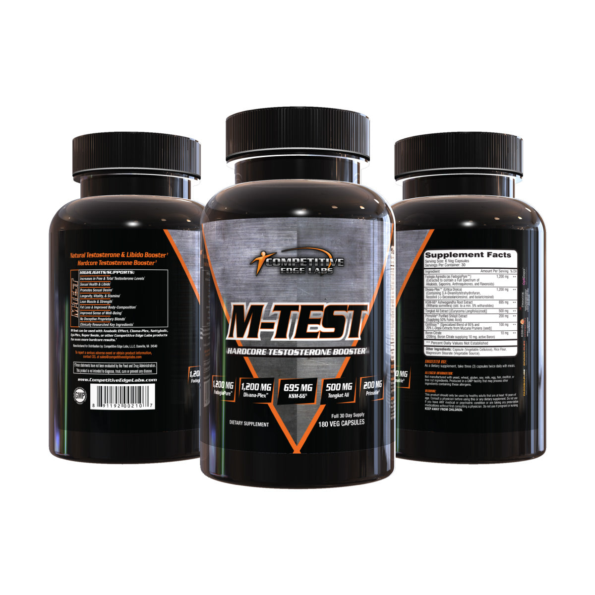 Competitive Edge Labs M-Test ingredient label 2