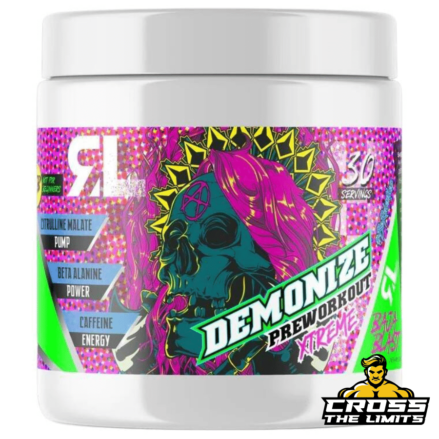 Relentless Demonize Pre Hardcore Energy & Pump Booster - Cross The Limits