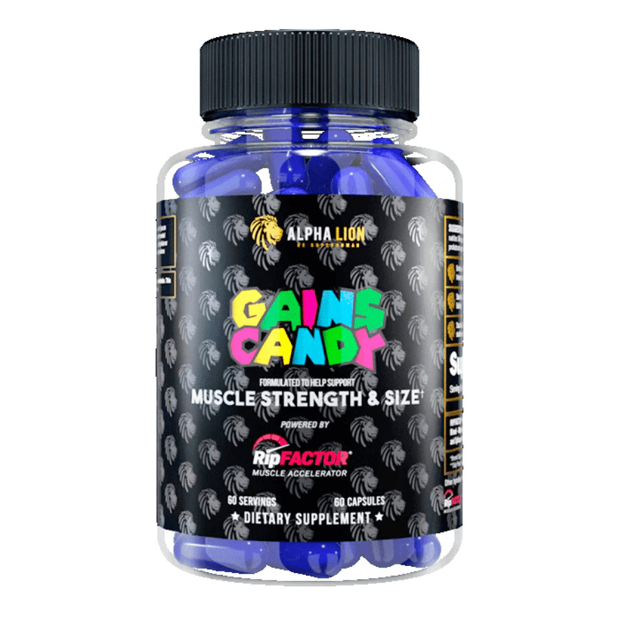 Alpha Lion Gains Candy RipFactor 60 Capsules - Cross The Limits UK Shop Vitamins & Supplements