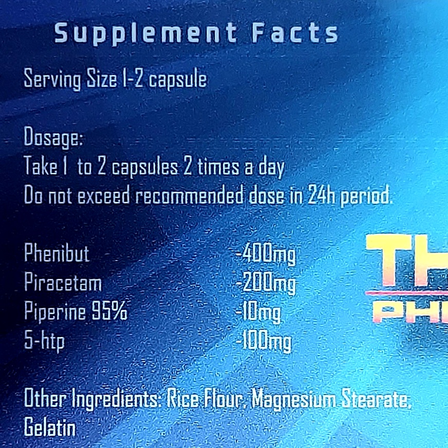 fantazy illusion the charisma 40 caps ingredient label