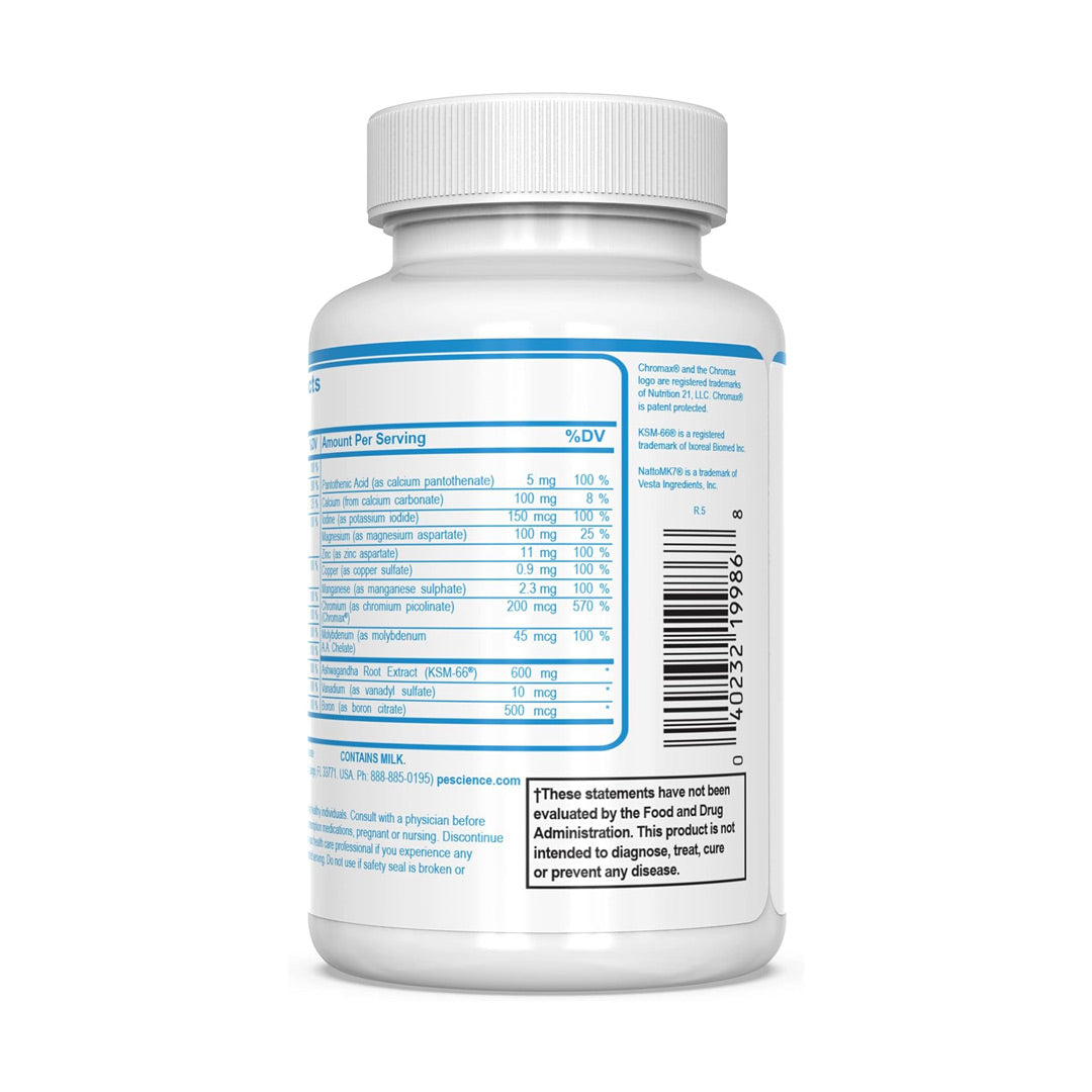 TruMulti Men's Multi Vitamin ingredient label 2