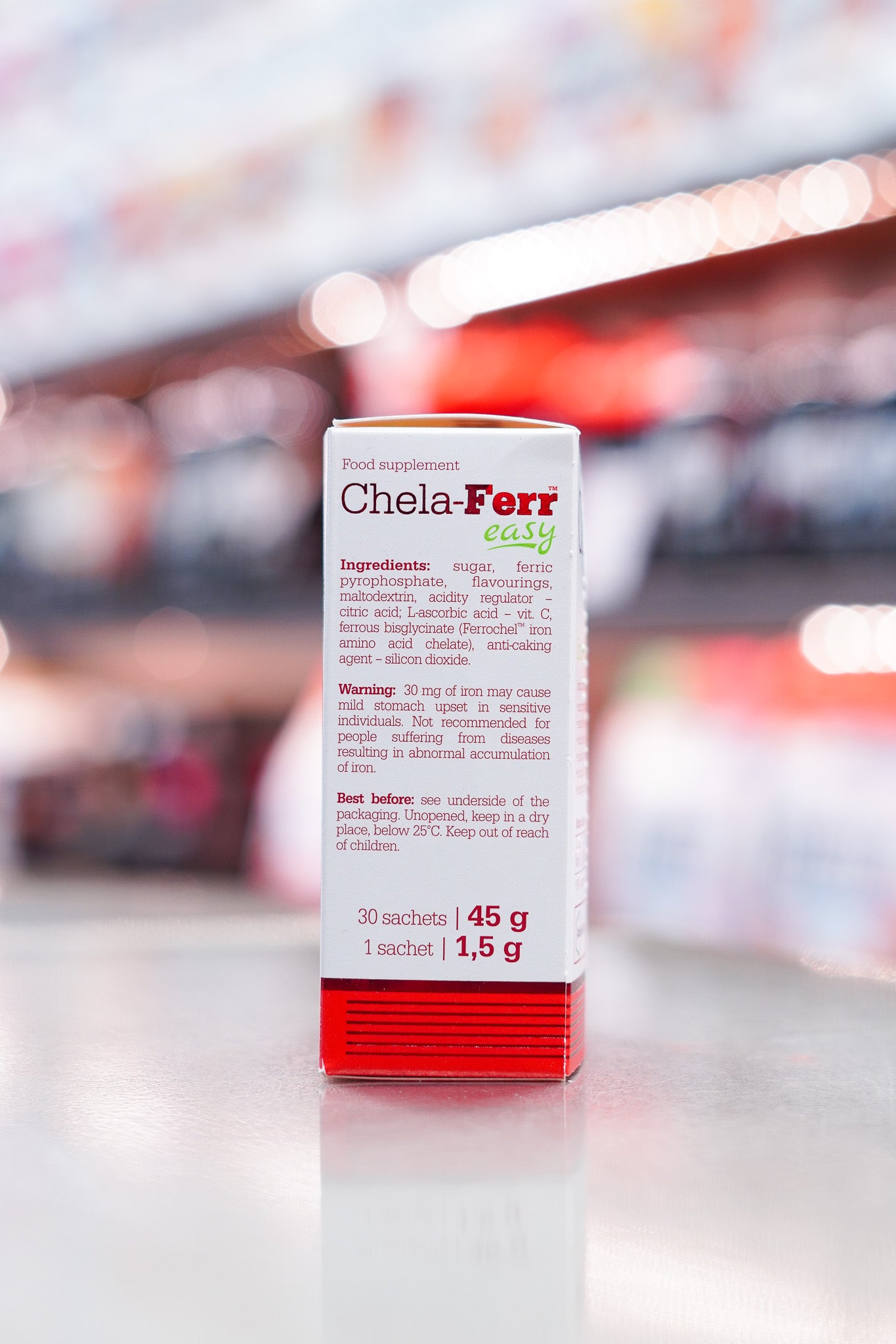 Olimp Labs - Chela-Ferr easy - 30 Servings ingredient label 2