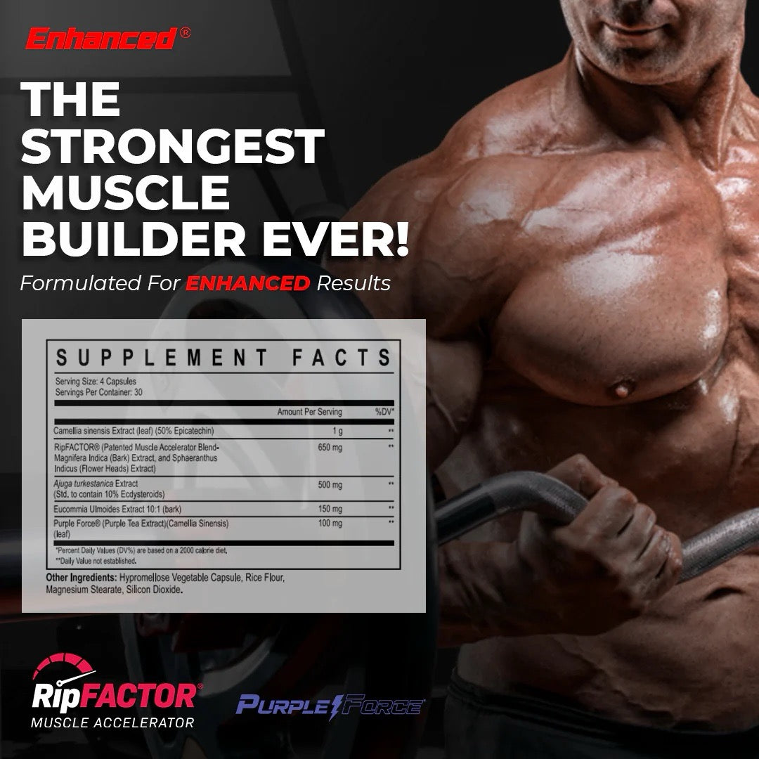 Enhanced Muscle Pro ingredient label