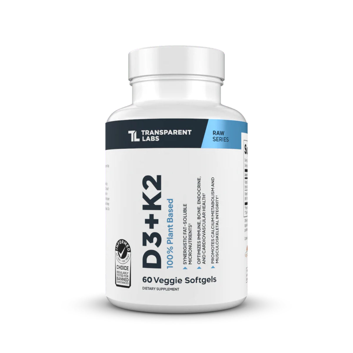 Transparent Labs Vitamin D3 + K2