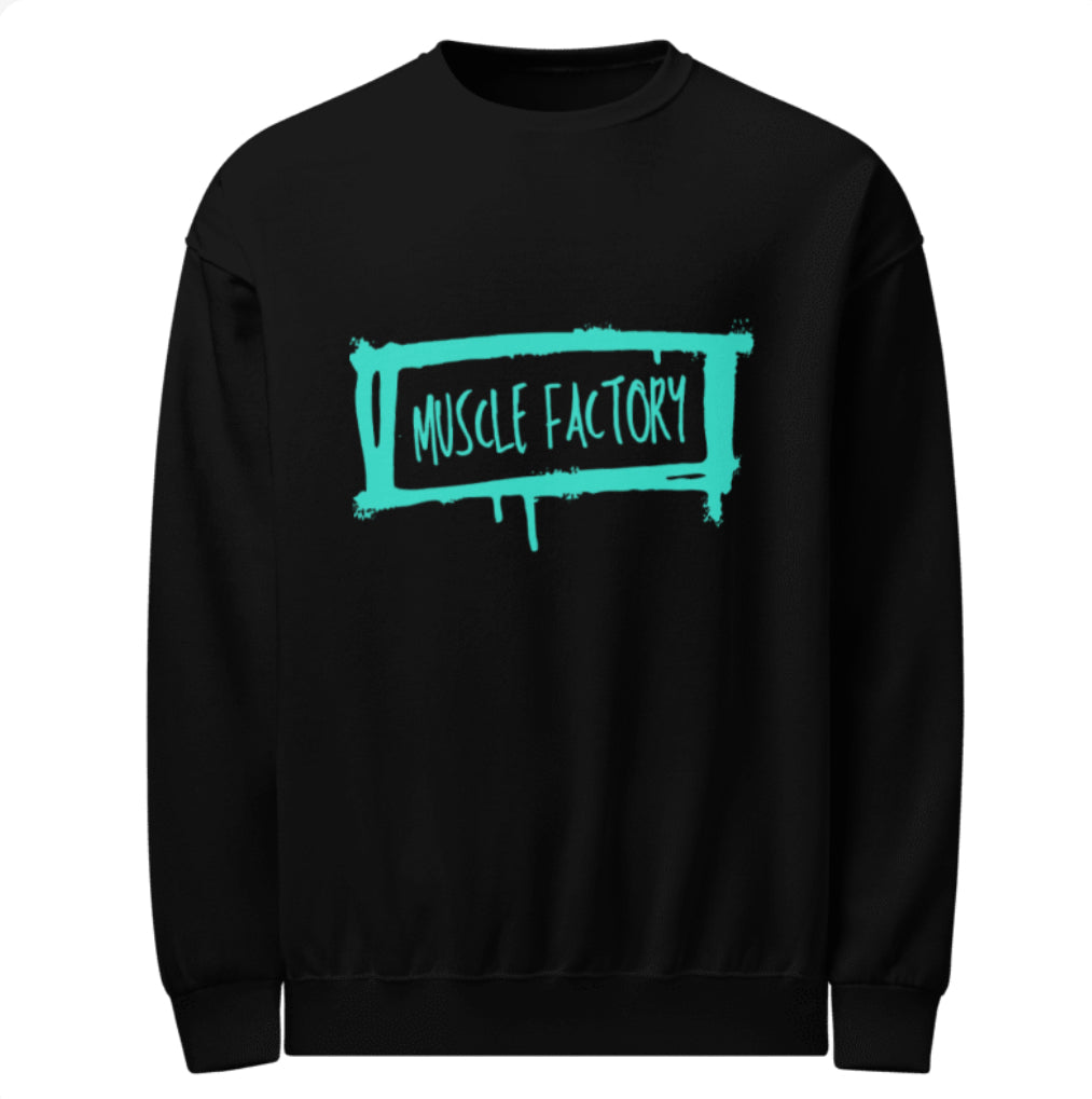 Muscle Factory Wet Paint Sweatshirt - Black