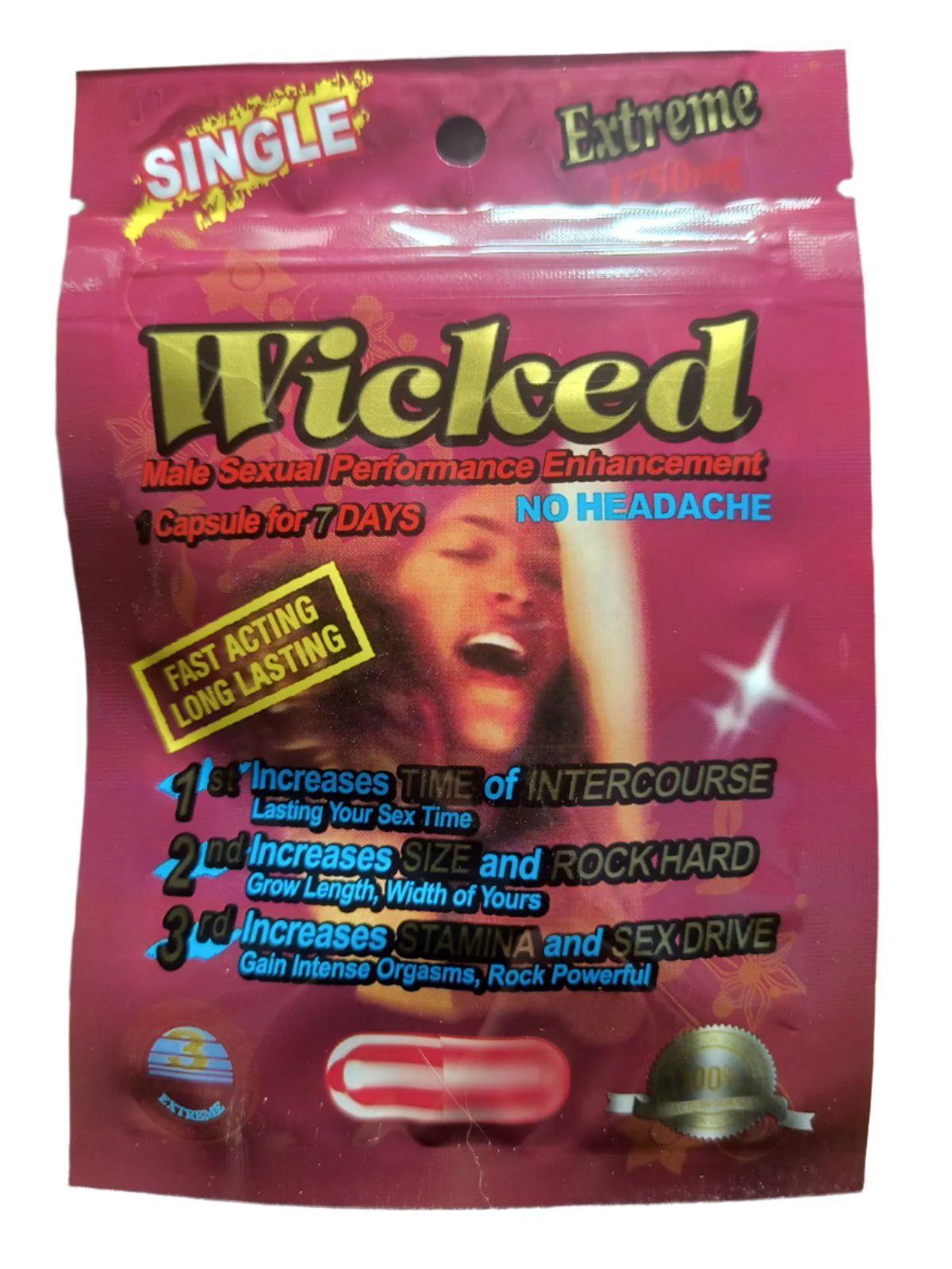 Wicked [EXTREME 1750] Male Sexual Performance Enhancement