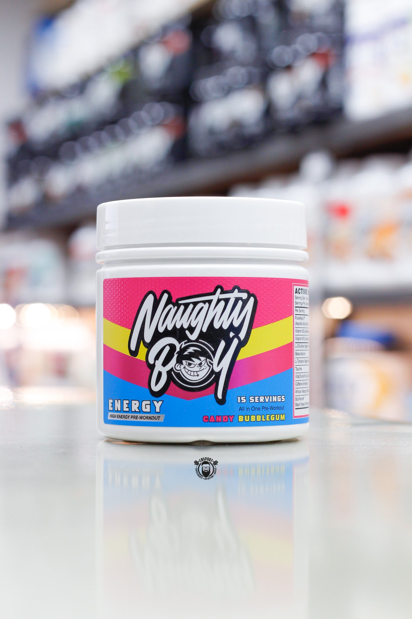 Naughty Boy - Energy - 15 Servings