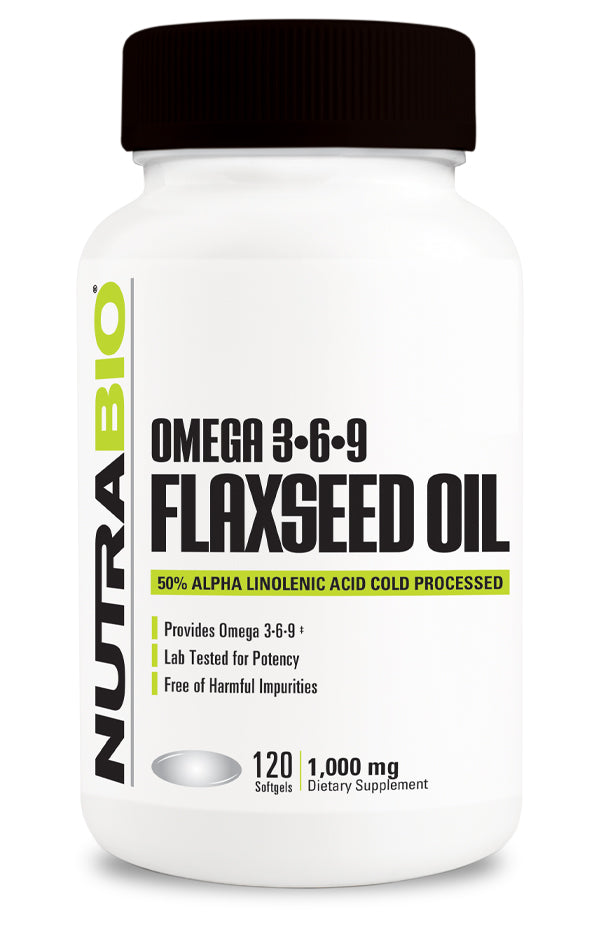 NutraBio Flaxseed Oil