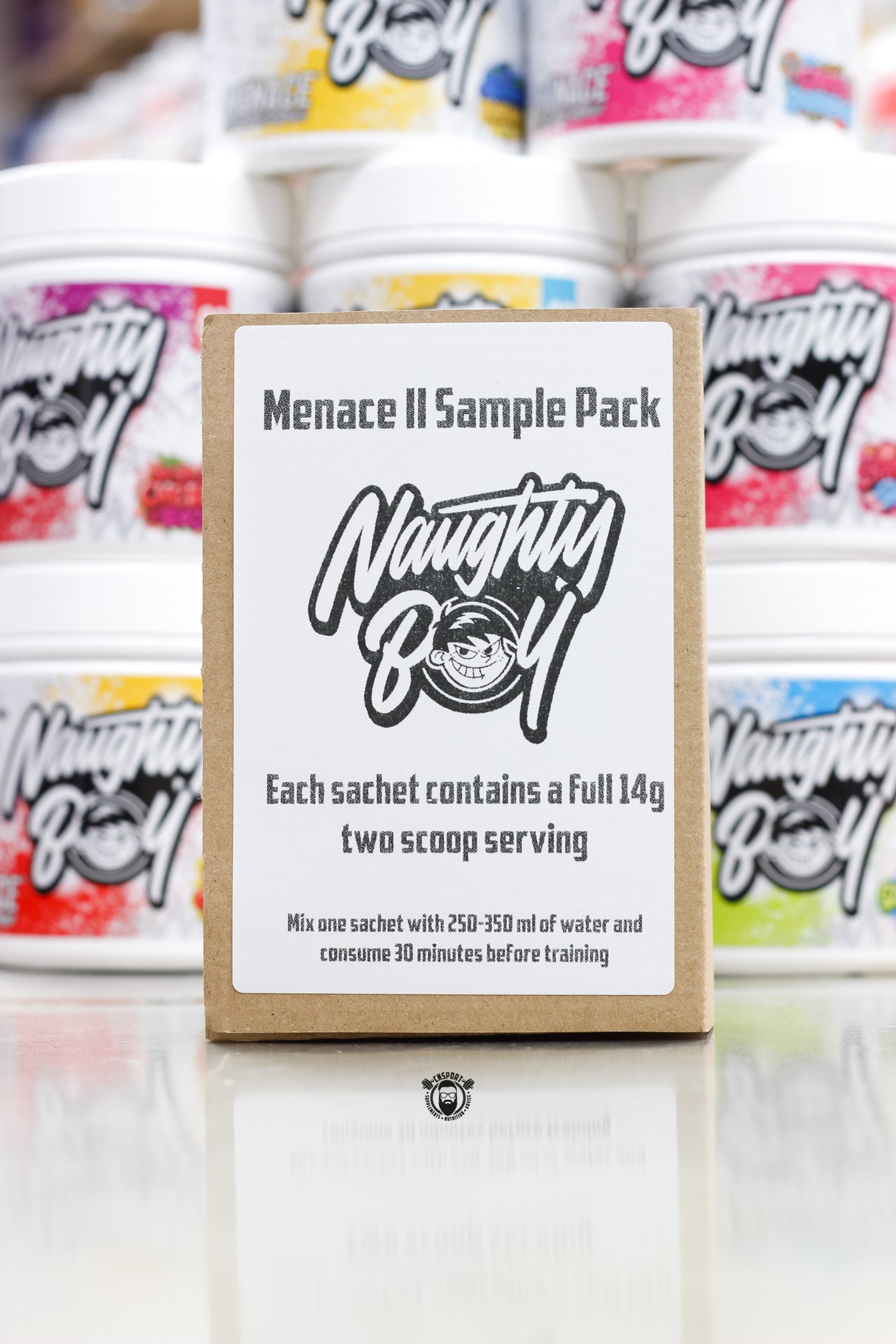 naughty boy - menace ii pre-workout - sample pack