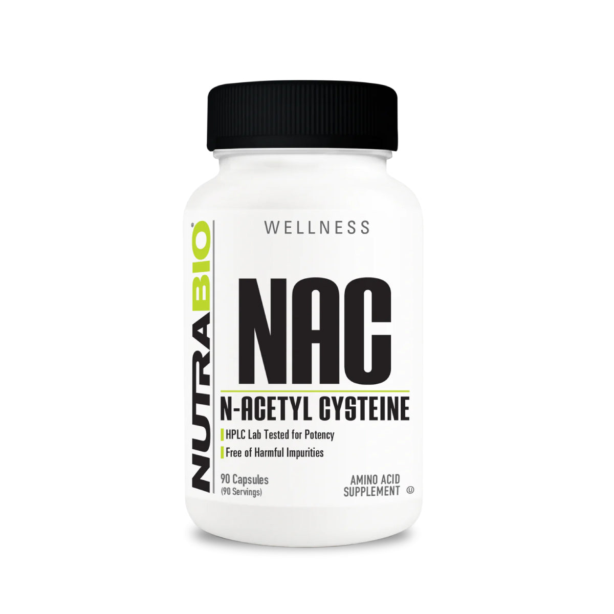 NutraBio NAC (N-Acetyl-L-Cysteine)