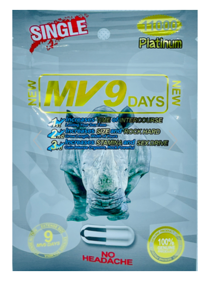 MV9 Days [PLATINUM 11000] Male Sexual Performance Enhancement